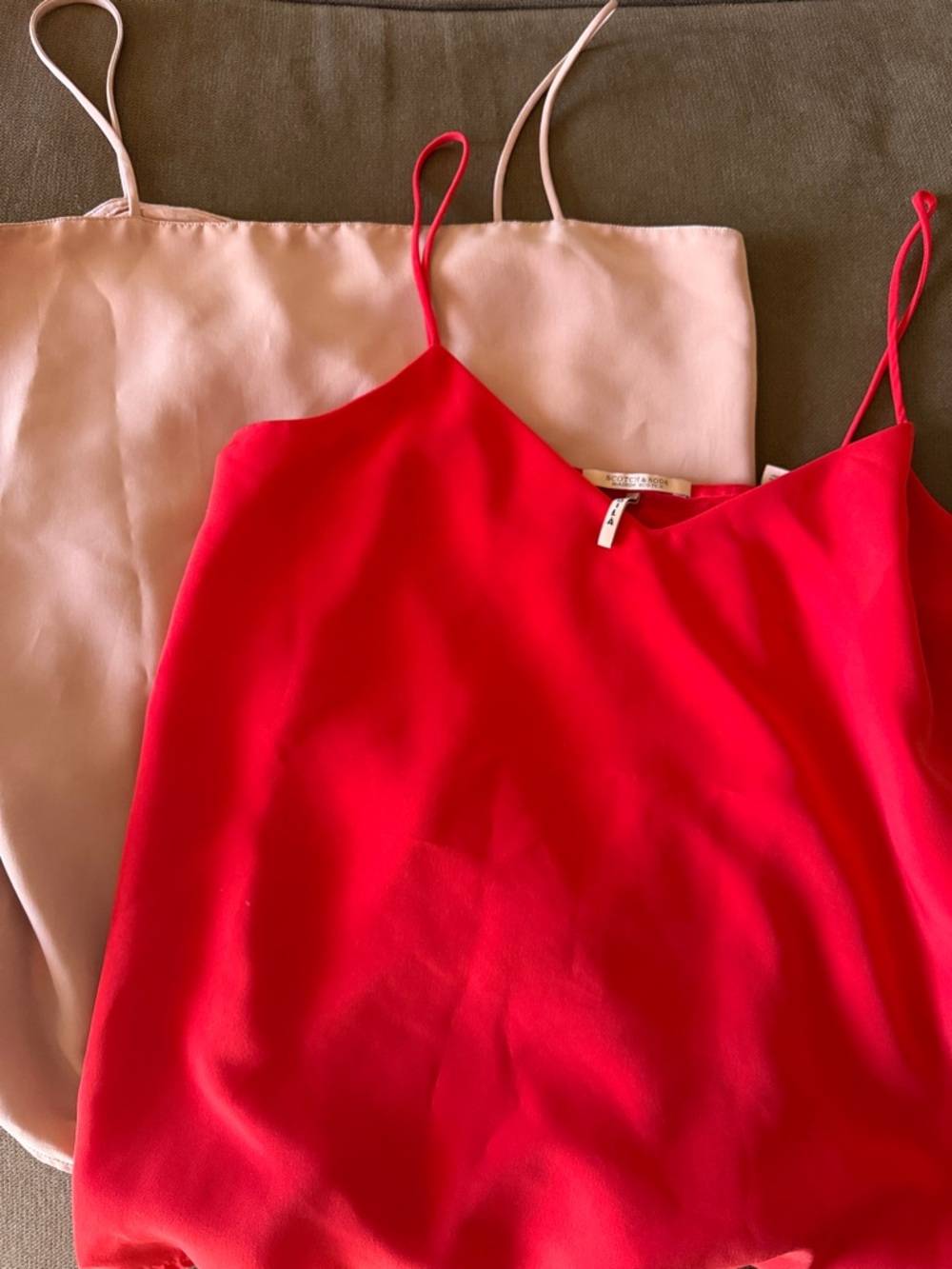 Pair of Scotch & Soda Cami tanks